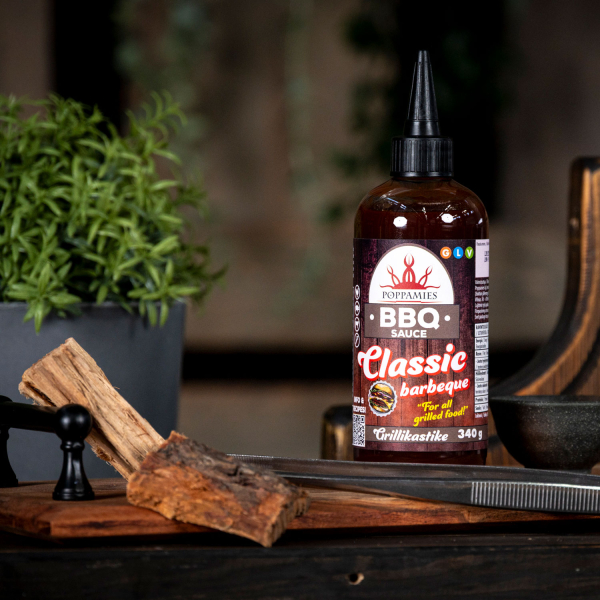 Poppamies Classic BBQ sauce 12 x 340g-2